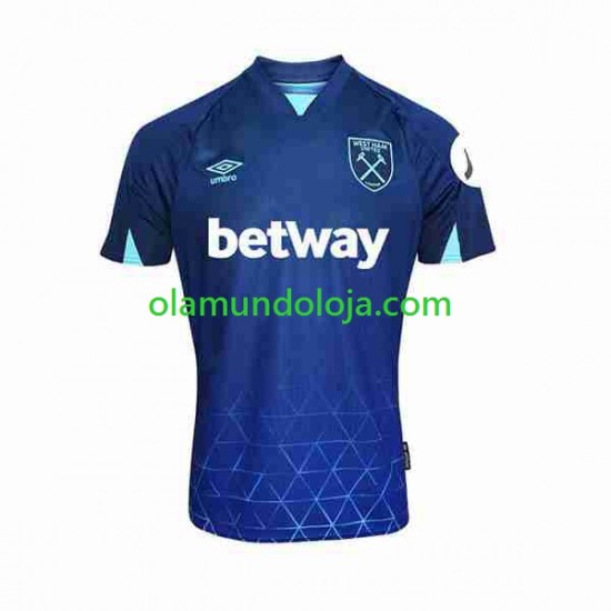Camisola West Ham United Homem Equipamento Terceiro 2023-2024 Manga Curta